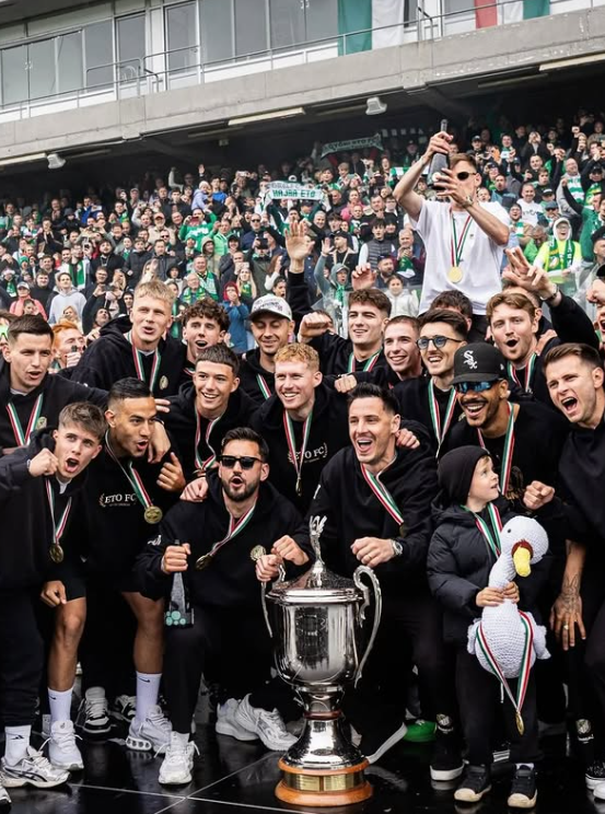 Eto Gyor (Hungria), 1.ª pré-eliminatória, caminho dos campeões. Foto Instagram/Eto FC