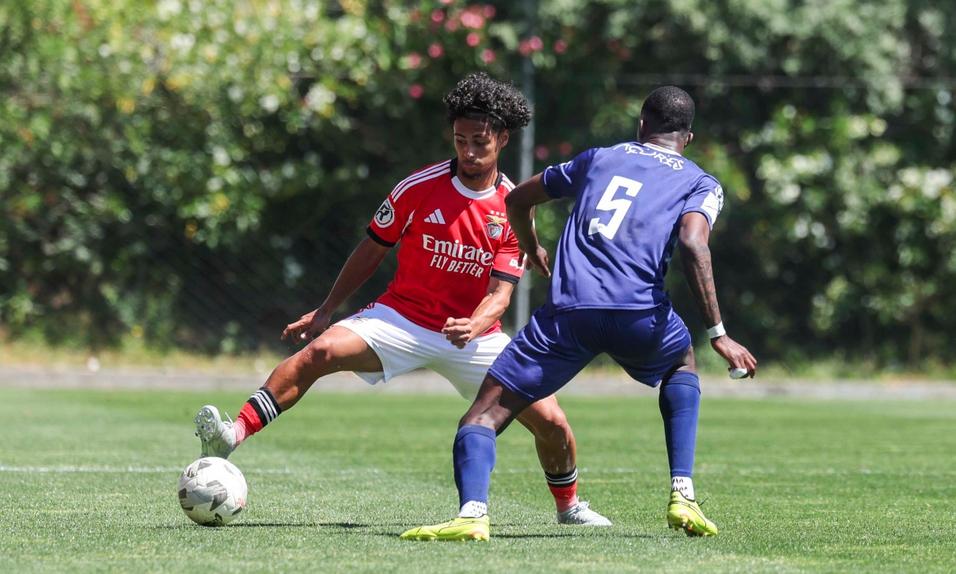 Duarte Soares durante o Benfica-Santa Clara - Foto: SL Benfica