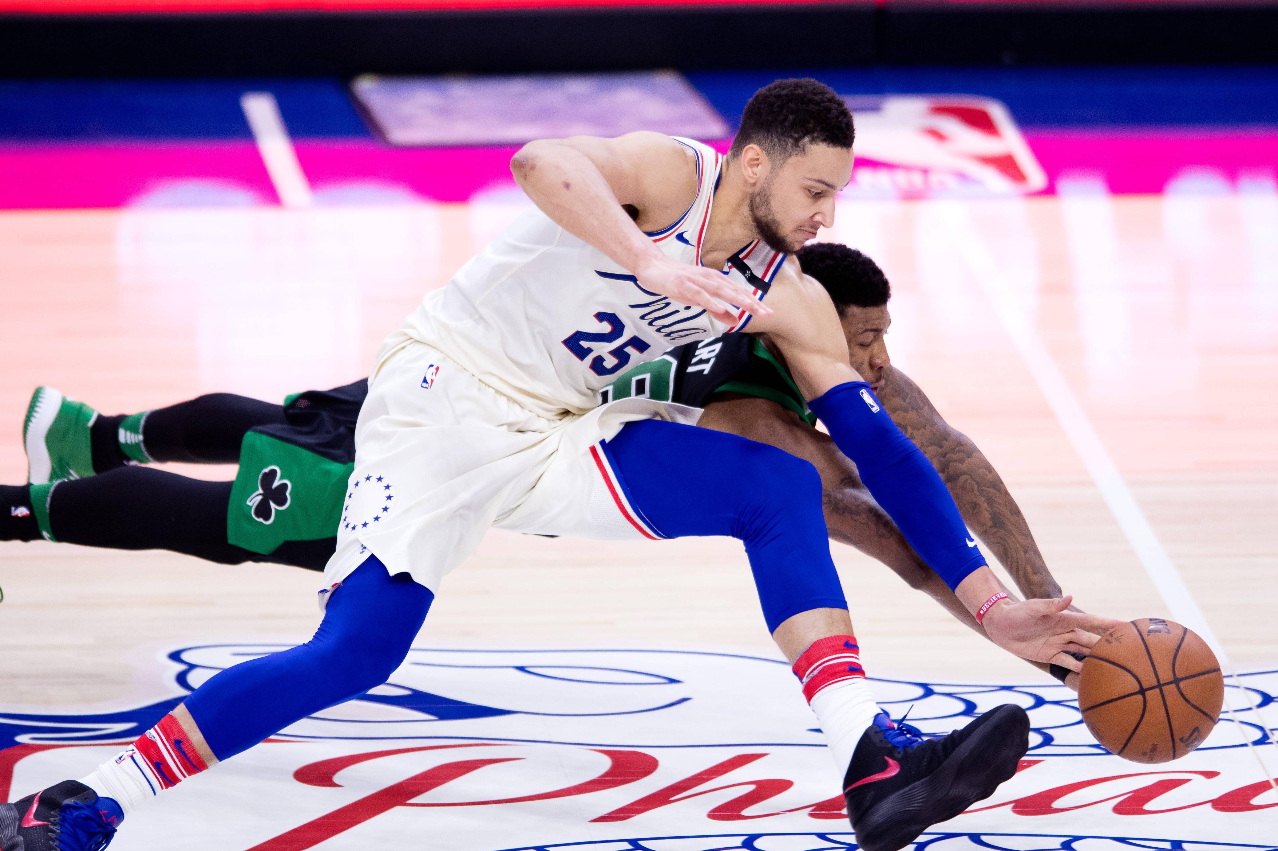 Ben Simmons foi a primeira escolha do 'draft' há 10 anos. IMAGO