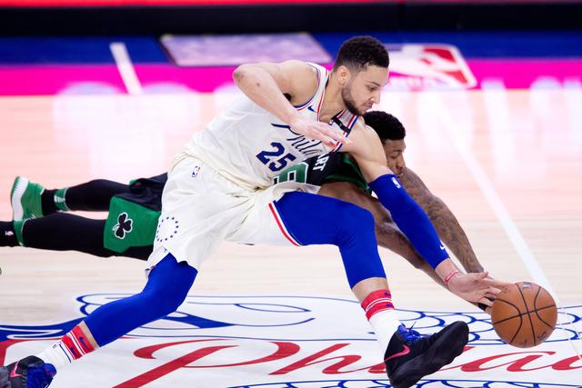 Ben Simmons foi a primeira escolha do 'draft' há 10 anos. IMAGO