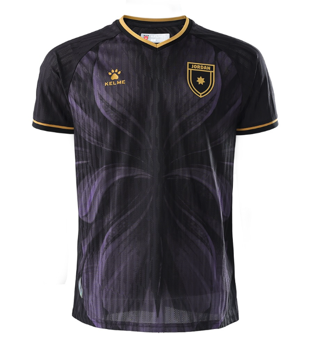 Jordânia (Grupo J), terceira camisola. Kelme