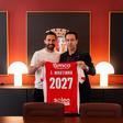 João Moutinho prolongou a ligação ao SC Braga e antevê sucessos para o emblema arsenalista — Foto: SC Braga
