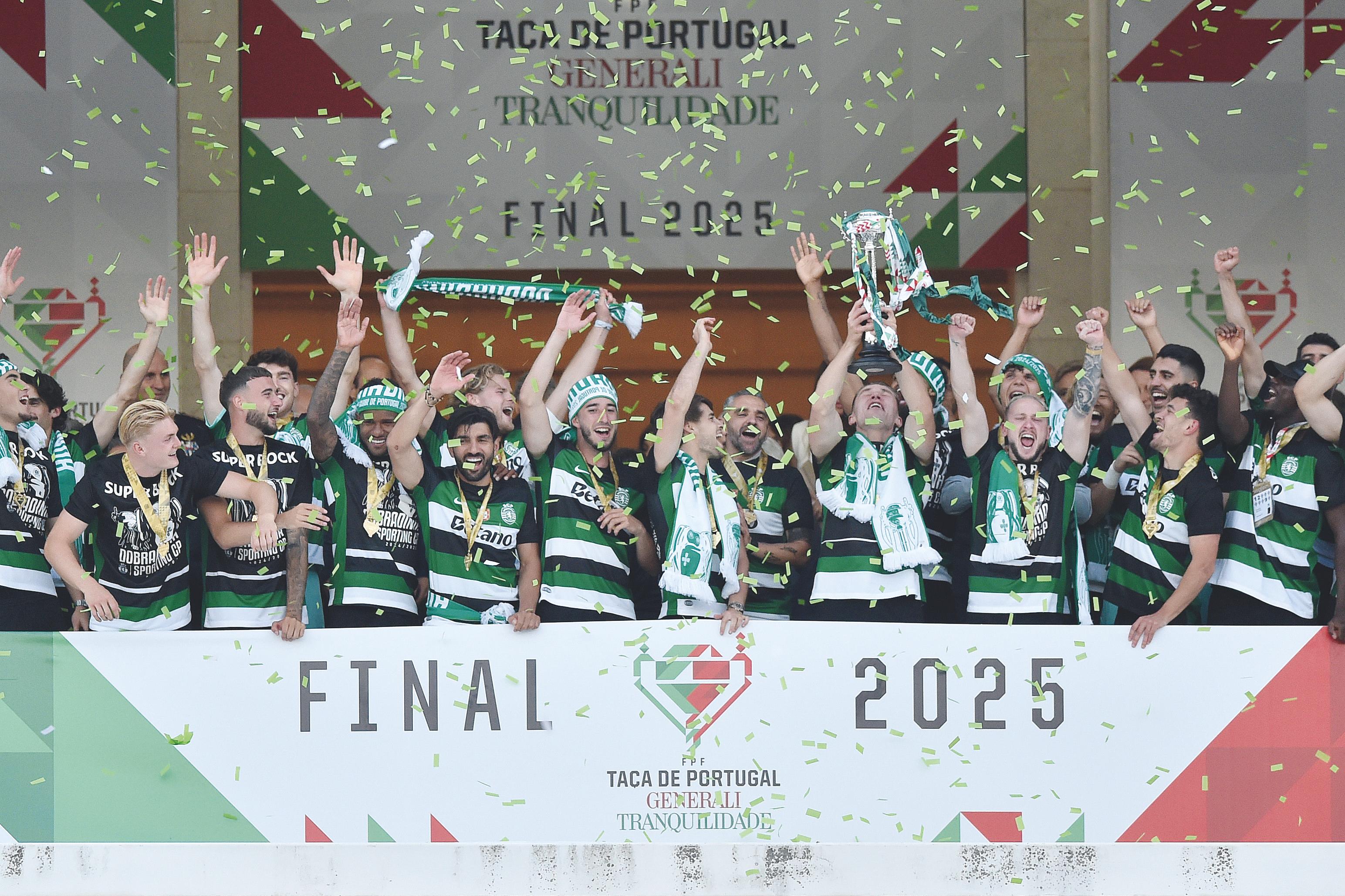 Sporting conquistou a última edição da Taça de Portugal, diante do Benfica - Foto: Miguel Nunes