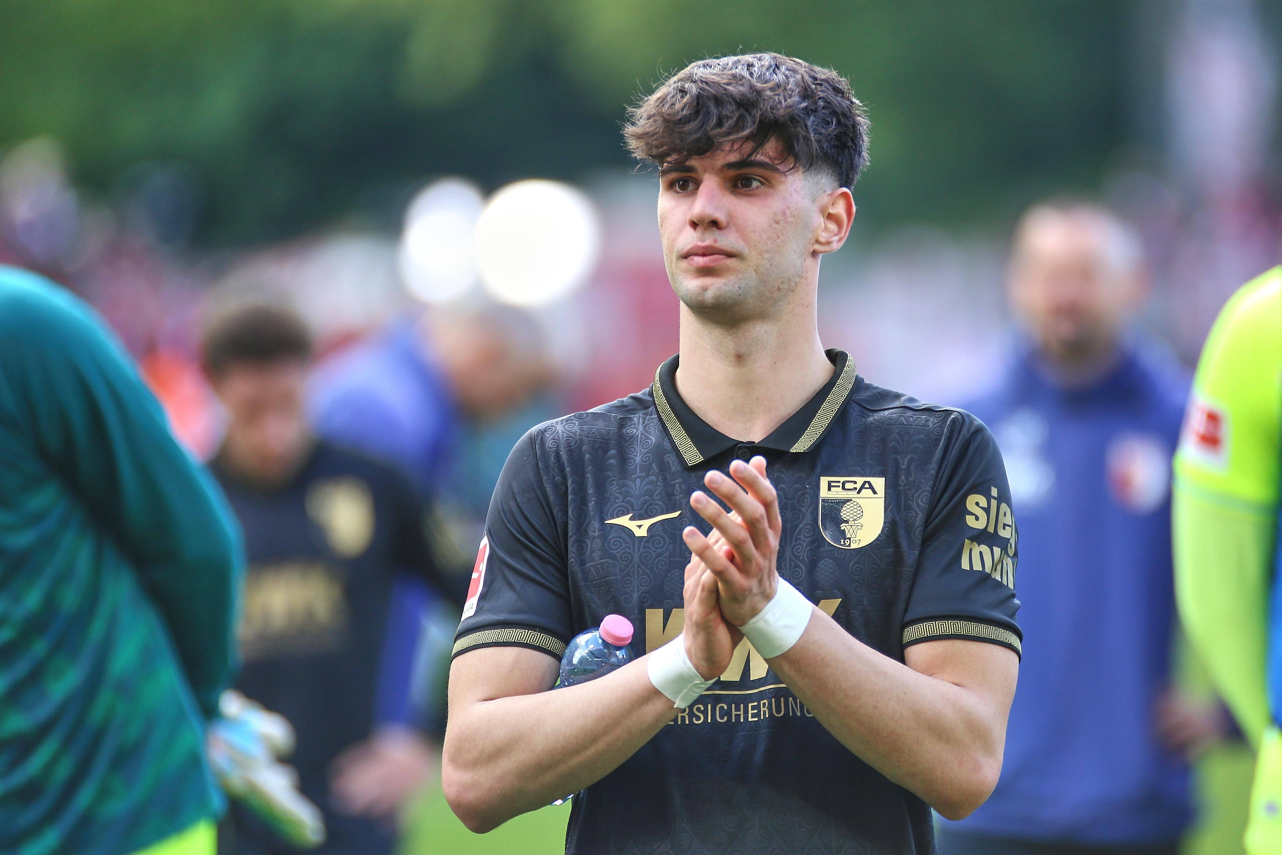 Rodrigo Ribeiro, emprestado pelo Sporting ao Augsburgo desde janeiro