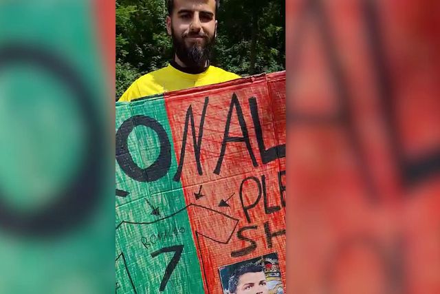 Um turco que torce por... Portugal