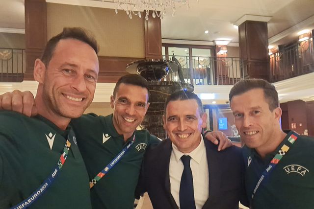 Luciano Gonçalves com Soares Dias