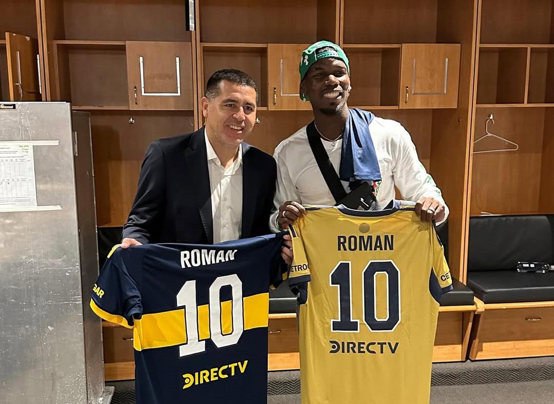 Pogba veste camisola do Boca Juniors e incendeia redes sociais