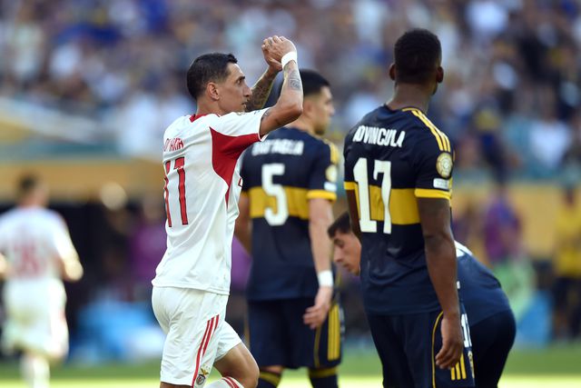 Di María festeja golo apontado ao Boca Juniors no Mundial de Clubes