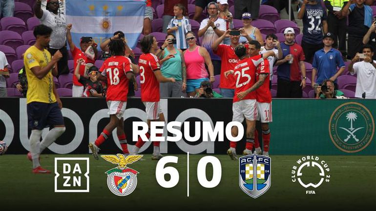 Benfica fez o que era preciso: golear (resumo)
