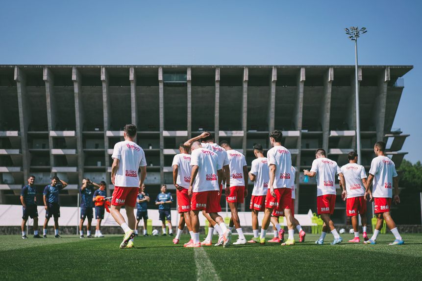 Plantel arsenalista está a gostar dos primeiros tempos com o técnico espanhol (Foto: SC Braga)