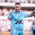 Neymar com a camisola do Santos