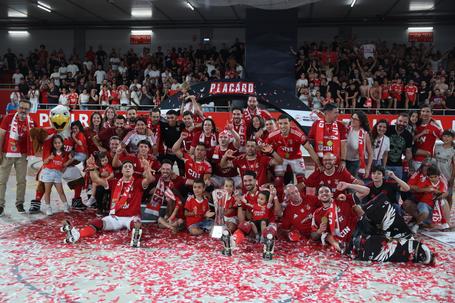Benfica sagrou-se campeão nacional pela 25.ª vez - Foto: LUSA