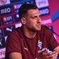 Diogo Dalot em conferência de imprensa (Foto: Miguel Nunes)