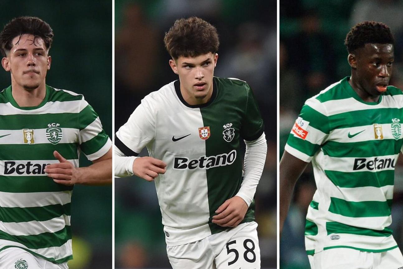 Rafael Nel, Flávio Gonçalves e Salvador Blopa procuram vaga no plantel principal do Sporting
