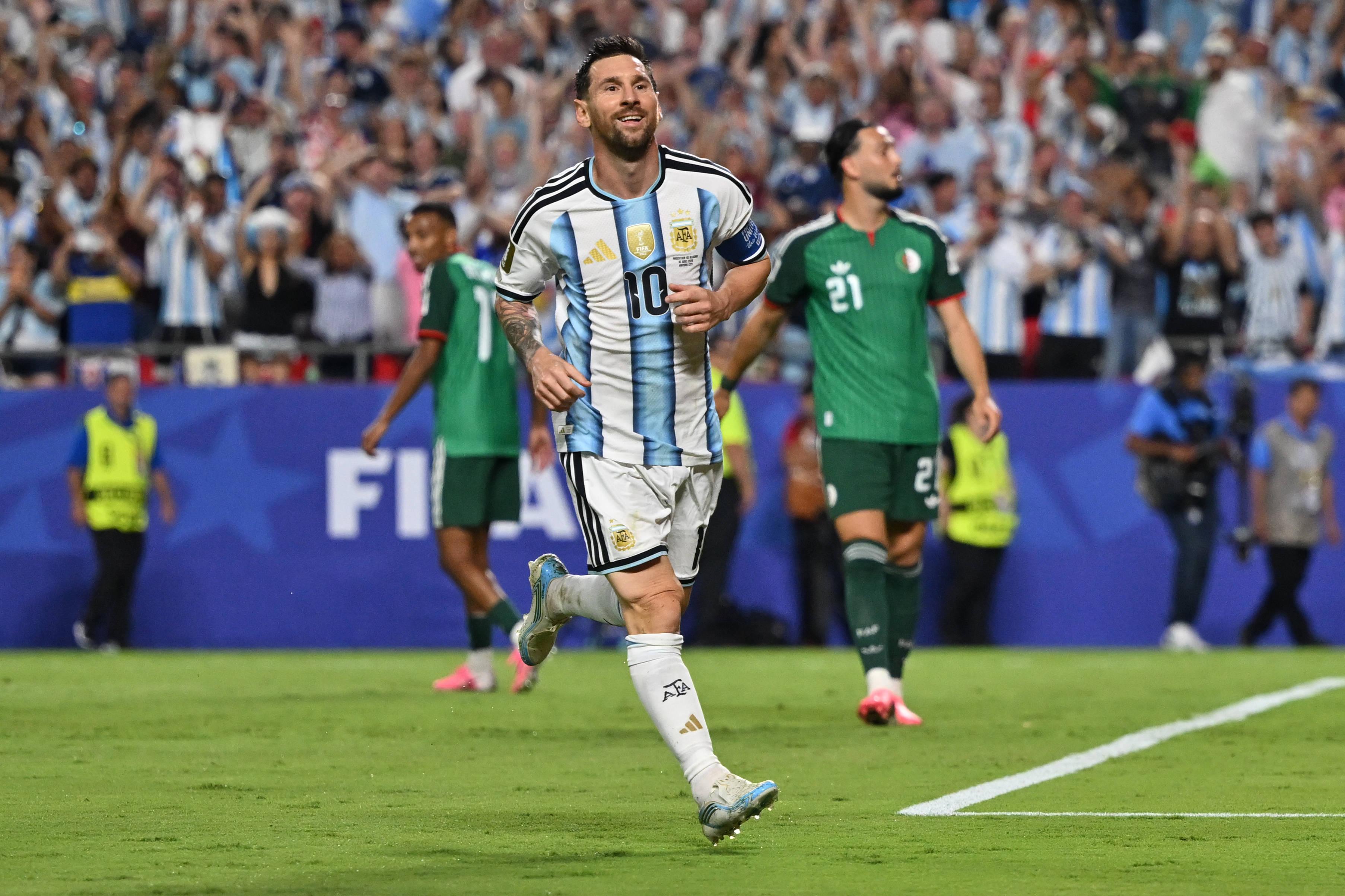 3 - Argentina tem 155 golos e três foram neste Mundial 2026, de Lionel Messi - Foto: Imago