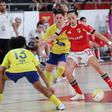 Angélica Alves apontou o primeiro golo do triunfo do Benfica sobre o Nun'Álvares — Foto: Benfica
