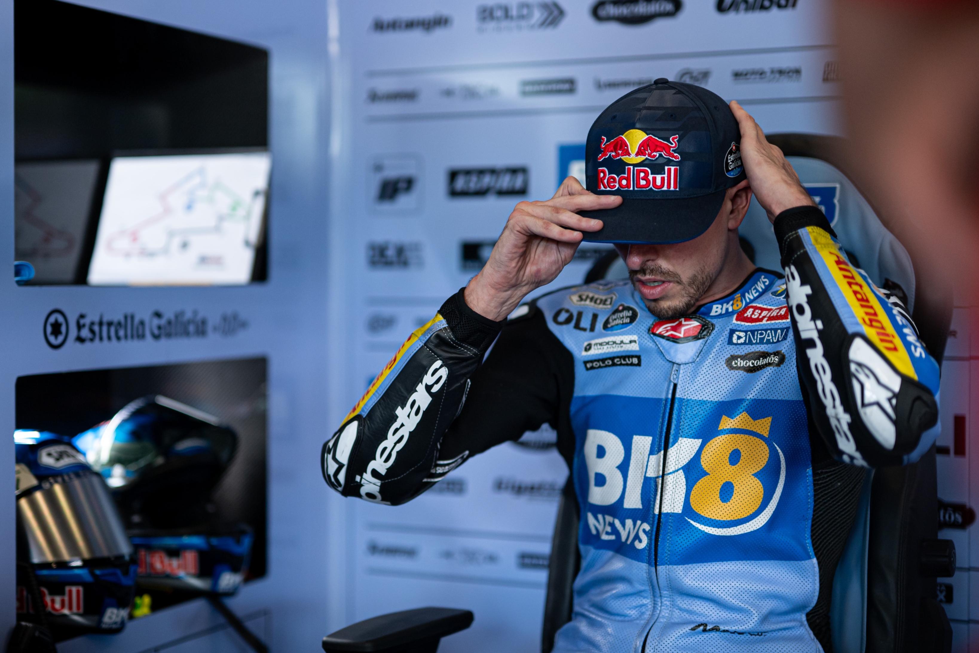 Ález Márquez decidiu não participar nas duas corridas do fim de semana. Foto Gresini