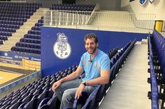 Miguel Queiroz em entrevista a A BOLA, no Dragão Arena - Foto: A BOLA