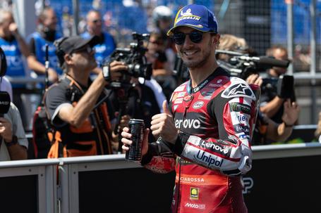 Pecco Bagnaia (Ducati) subiu ao lugar mais alto do pódio. IMAGO