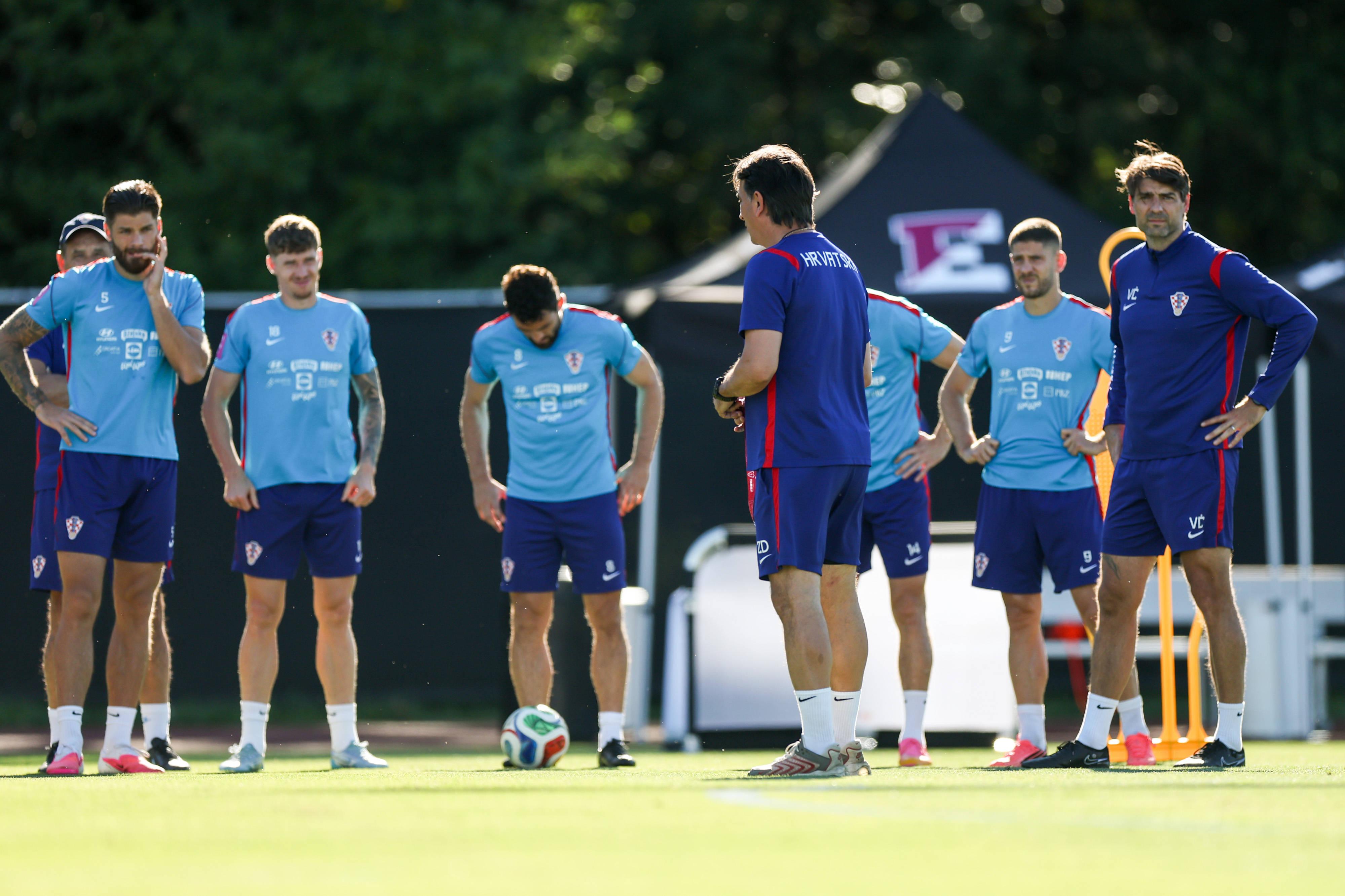 Dalic com os convocados da Croácia