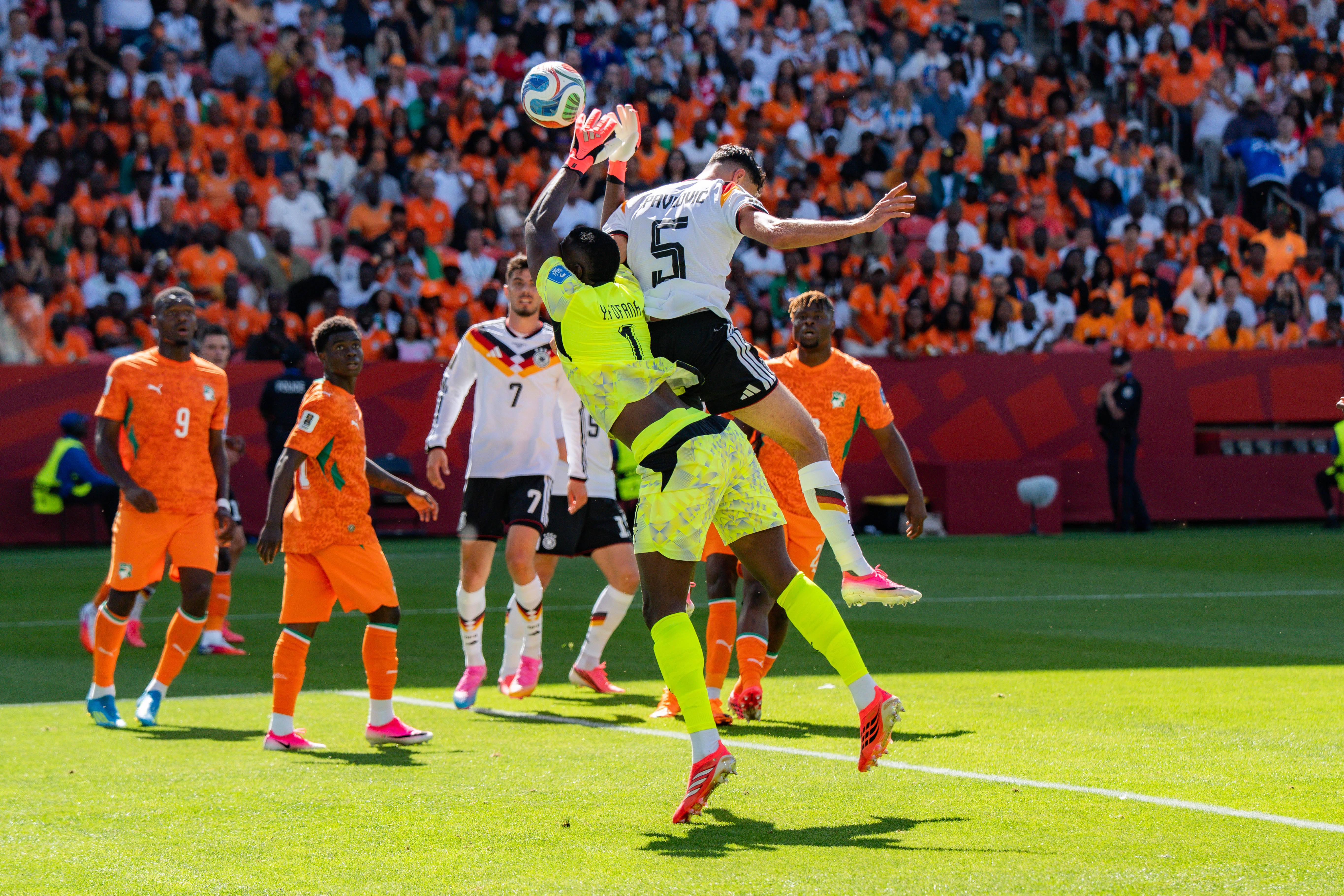 O golo anulado à Alemanha aos 21' - Foto: IMAGO