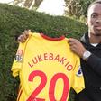 Lukebakio no dia da apresentação no Watford (IMAGO)