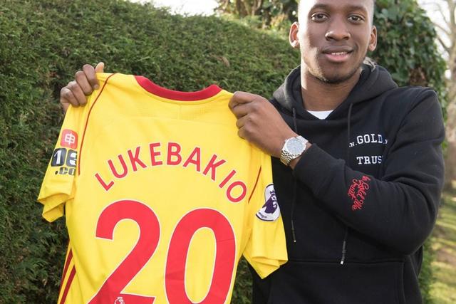 Lukebakio no dia da apresentação no Watford (IMAGO)
