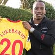 Lukebakio no dia da apresentação no Watford (IMAGO)