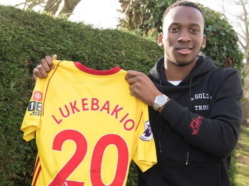Lukebakio no dia da apresentação no Watford (IMAGO)