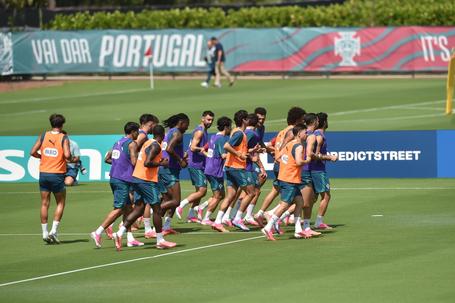 Treino da Seleção em Palm Beach (Foto. Miguel Nunes)