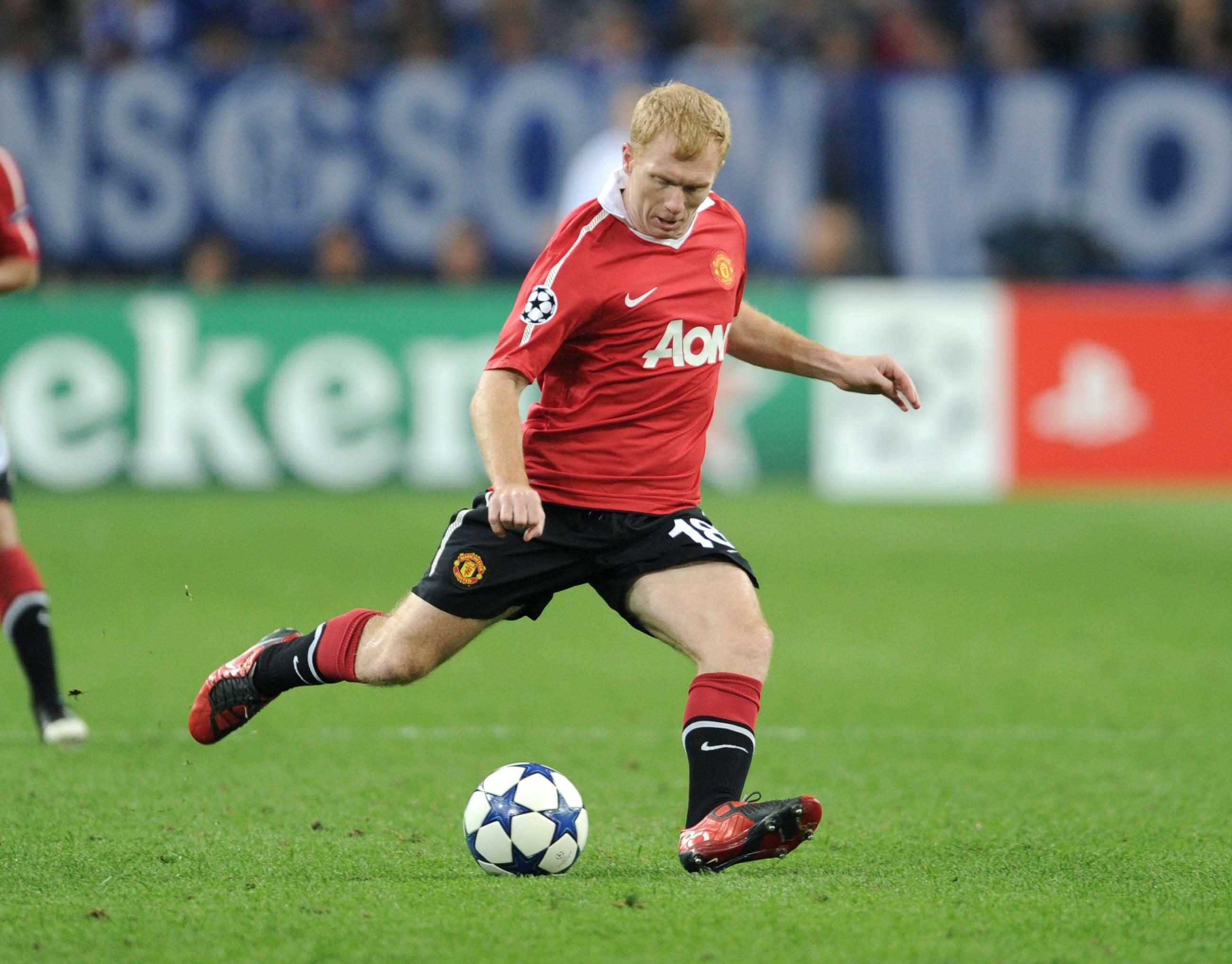 Paul Scholes já não pensava voltar a jogar futebol de alta competição quando Alex Ferguson o convenceu a voltar aos relvados para ajudar o Manchester United em 2012 - FOTO:IMAGO