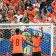 Gakpo, autor de dois golos, foi o melhor em campo - Foto: IMAGO