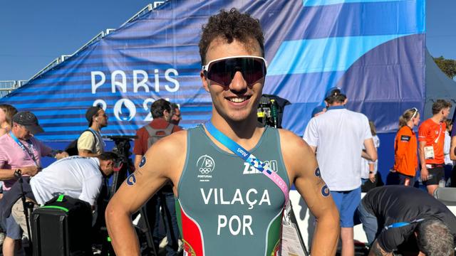 A reação de Vasco Vilaça ao 2.º lugar no Mundial de Triatlo