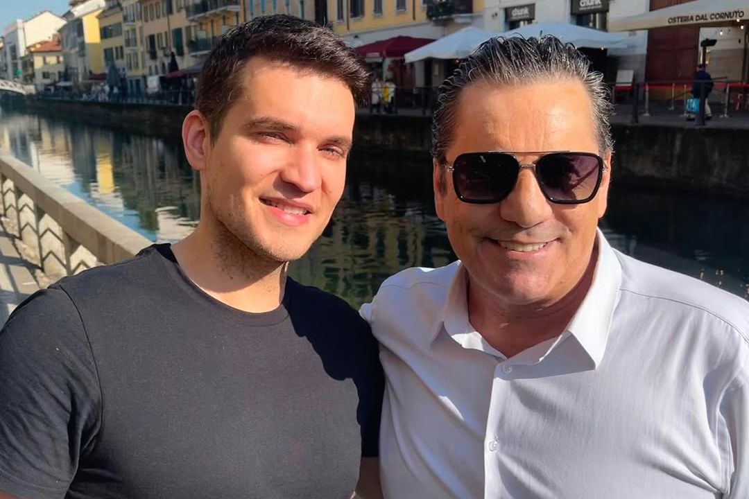 Paulo Futre e o filho