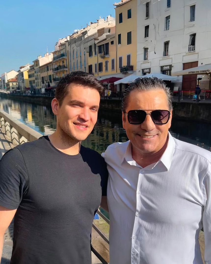 Paulo Futre e o filho
