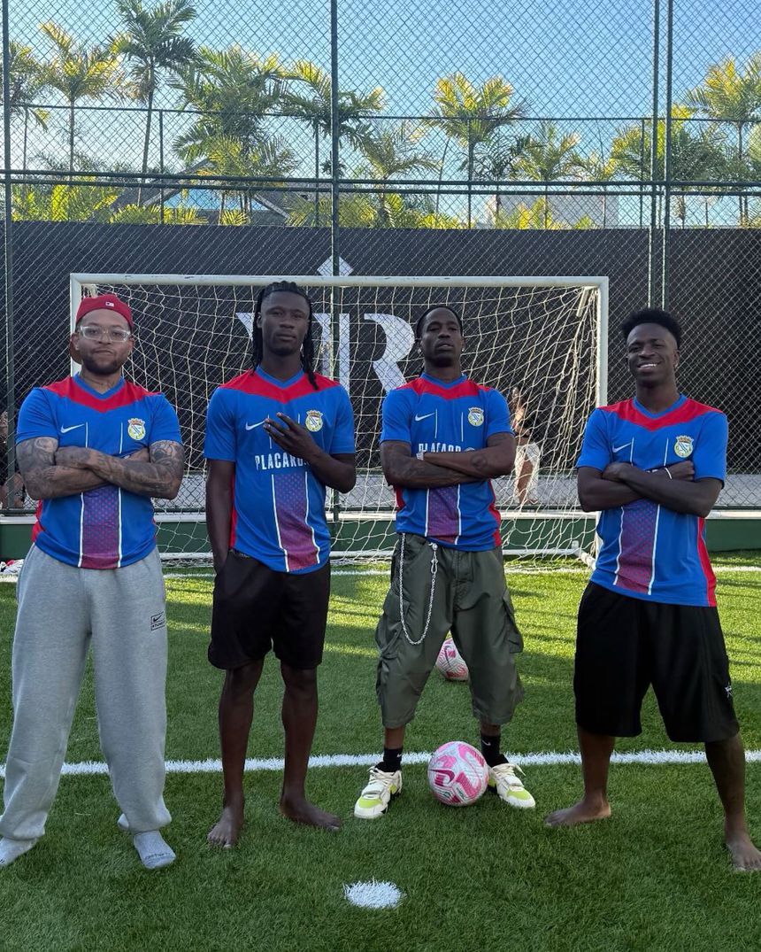 Vinícius Júnior, Camavinga, Travis Scott e Chase B