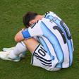 A desilusão de Lionel Messi após perder o título mundial para a Espanha (foto: IMAGO)