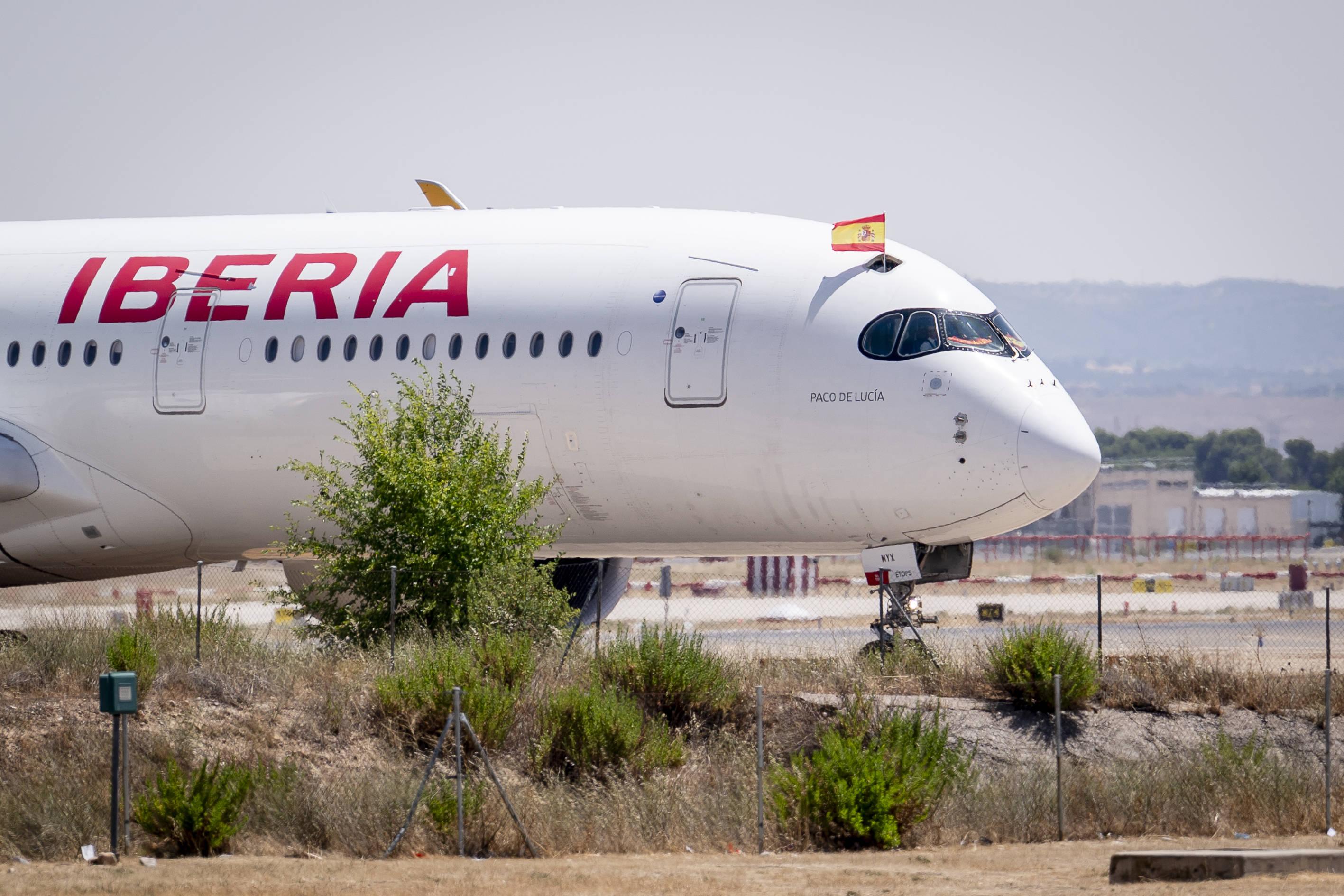 Espanha já aterrou em Madrid. Foto: IMAGO