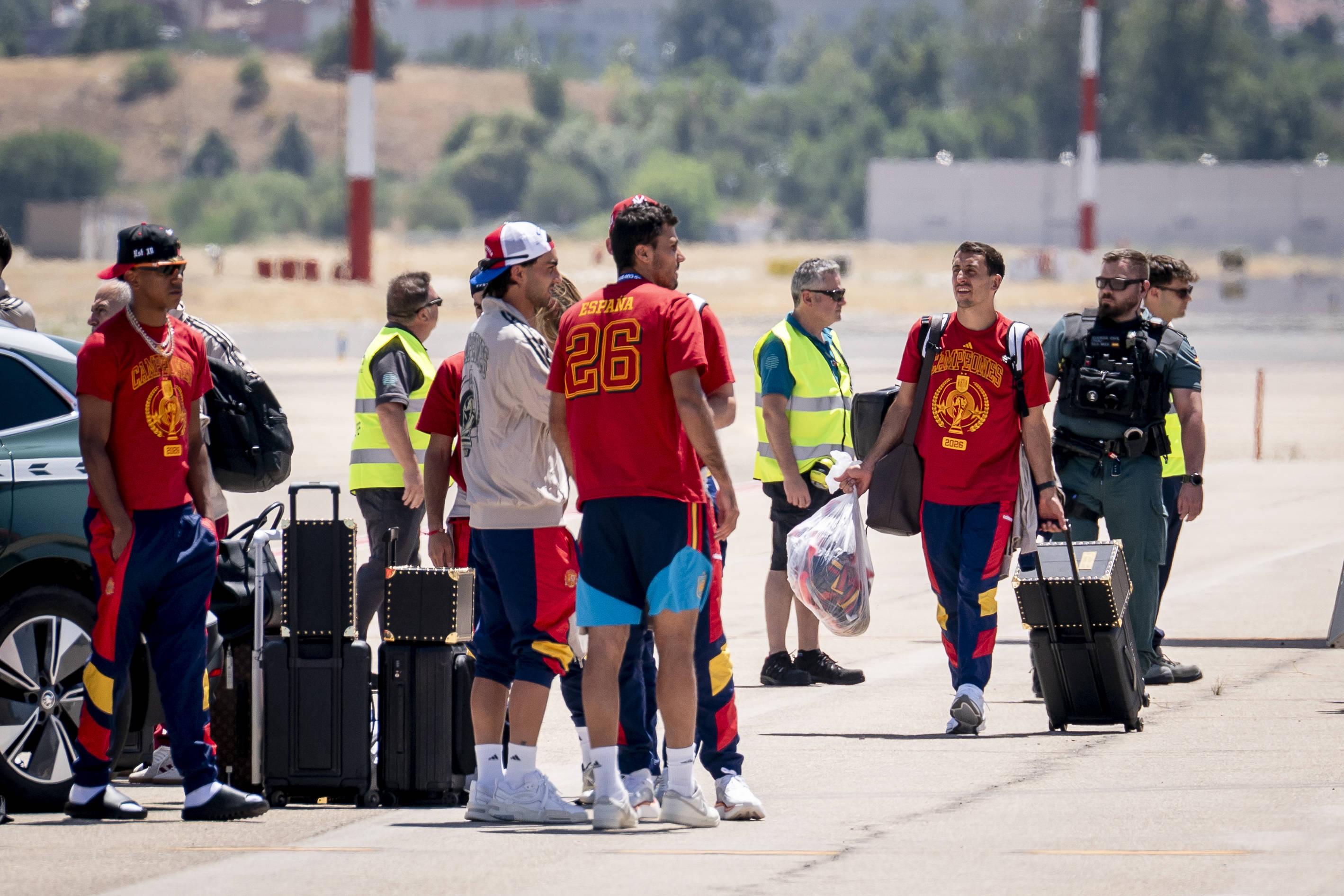 Espanha já aterrou em Madrid. Foto: IMAGO
