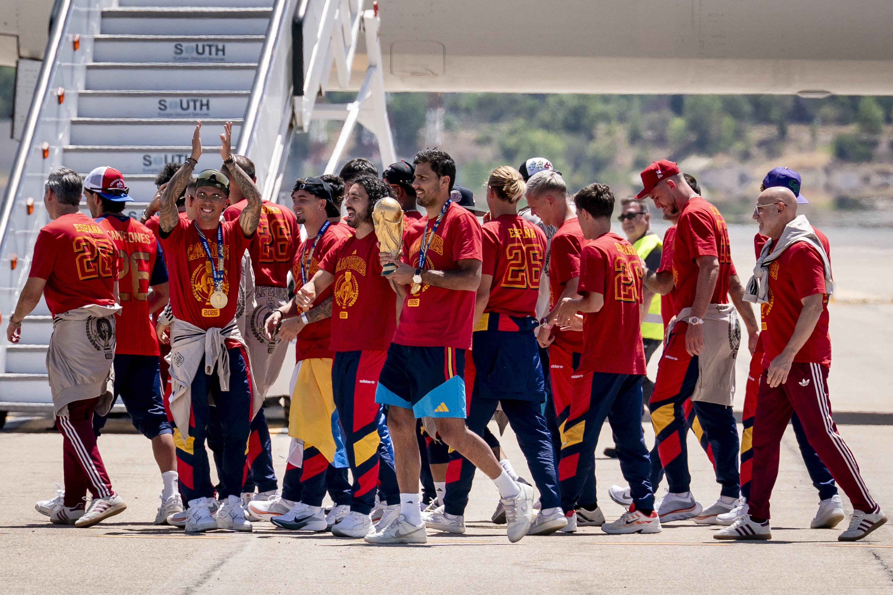 Espanha já aterrou em Madrid. Foto: IMAGO
