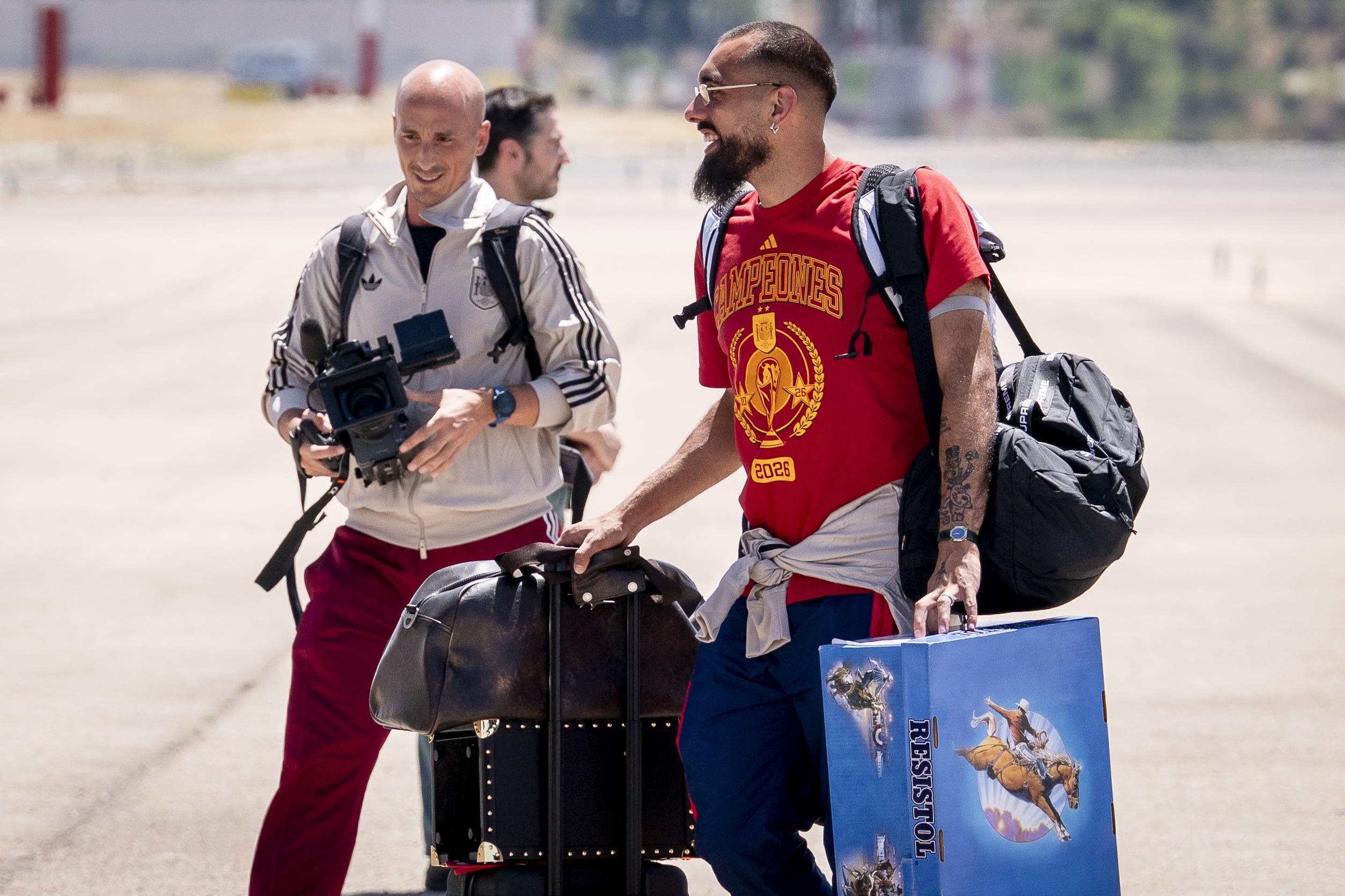 Espanha já aterrou em Madrid. Foto: IMAGO