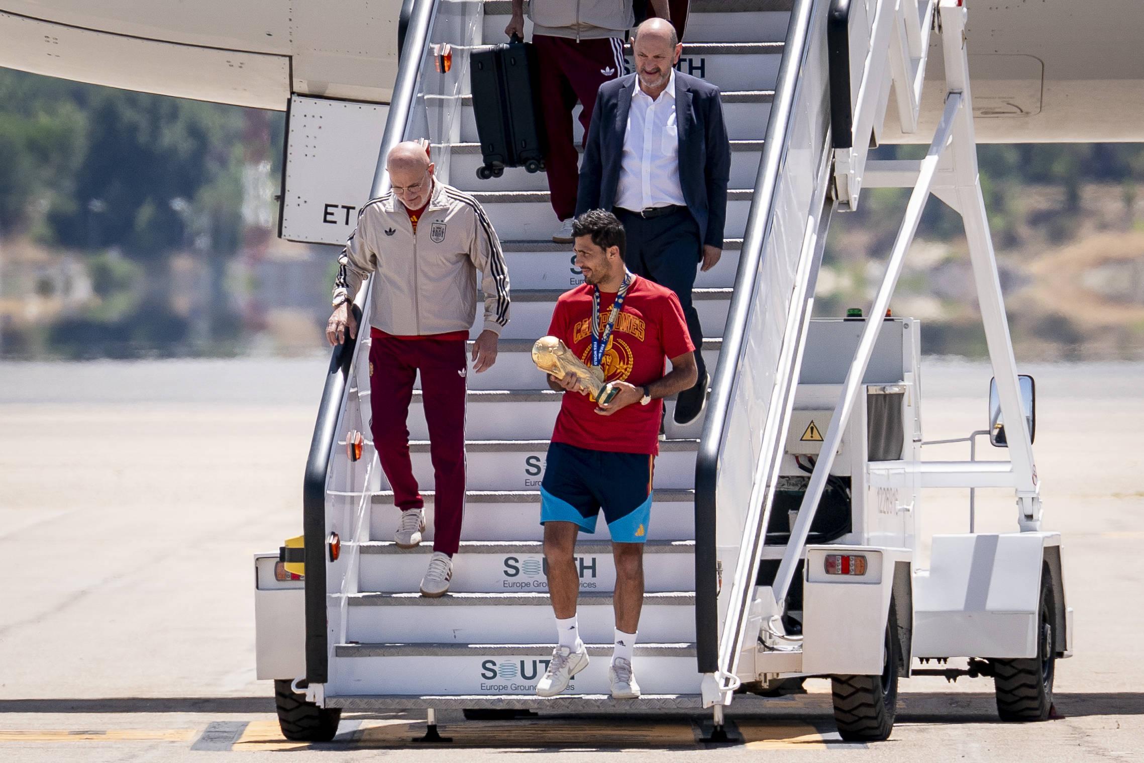 Espanha já aterrou em Madrid. Foto: IMAGO