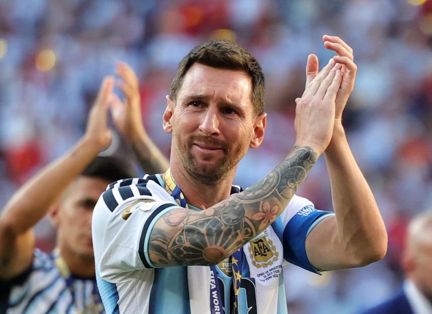 Lionel Messi não conteve as lágrimas (IMAGO)