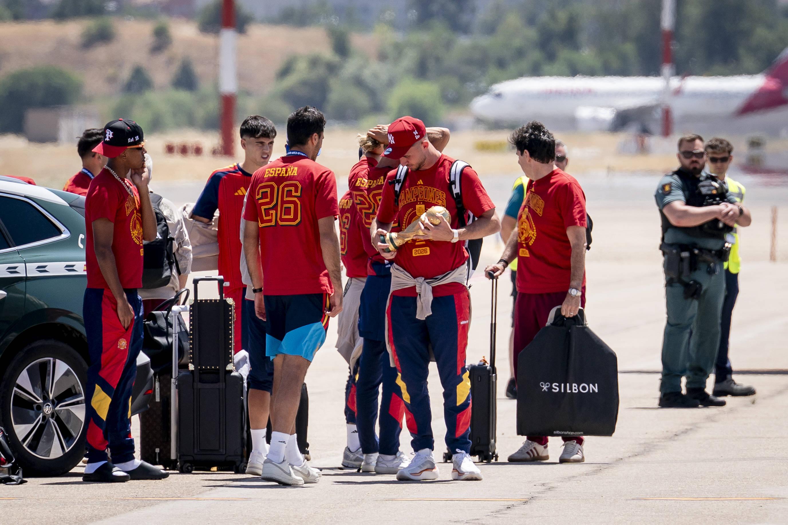 Espanha já aterrou em Madrid. Foto: IMAGO