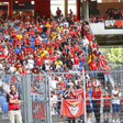 Adeptos do Benfica em visita a Basileia, em 2023 - Foto: A BOLA