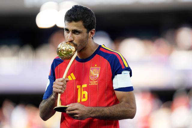 Rodri foi eleito o melhor jogador do Mundial 2026 pela Espanha - Foto: Imago