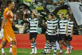 Rodrigo Zalazar  fez a festa do golo pouco depois de ter entrado em campo (Foto Ricardo  Nascimento/LUSA)