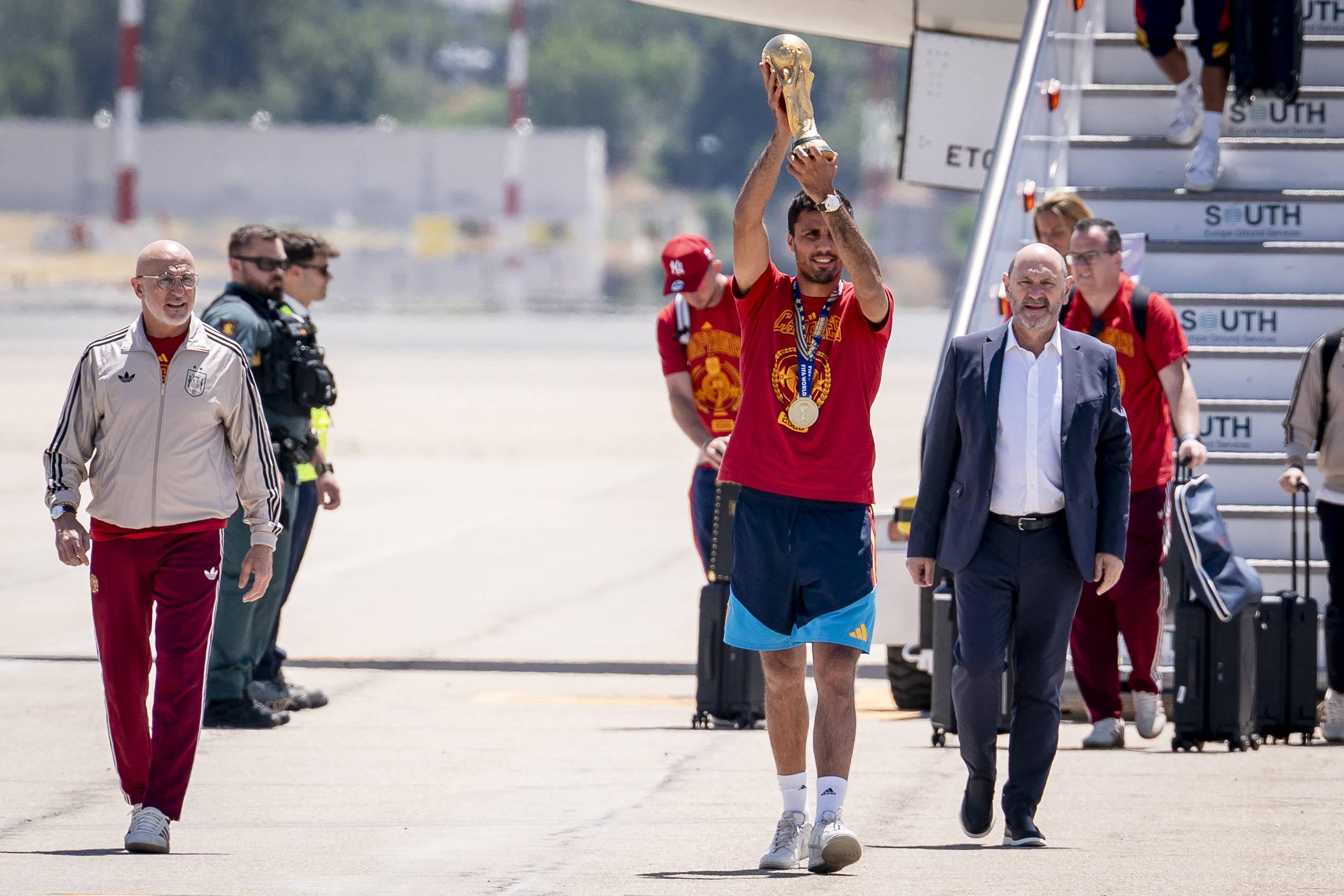 Espanha já aterrou em Madrid. Foto: IMAGO
