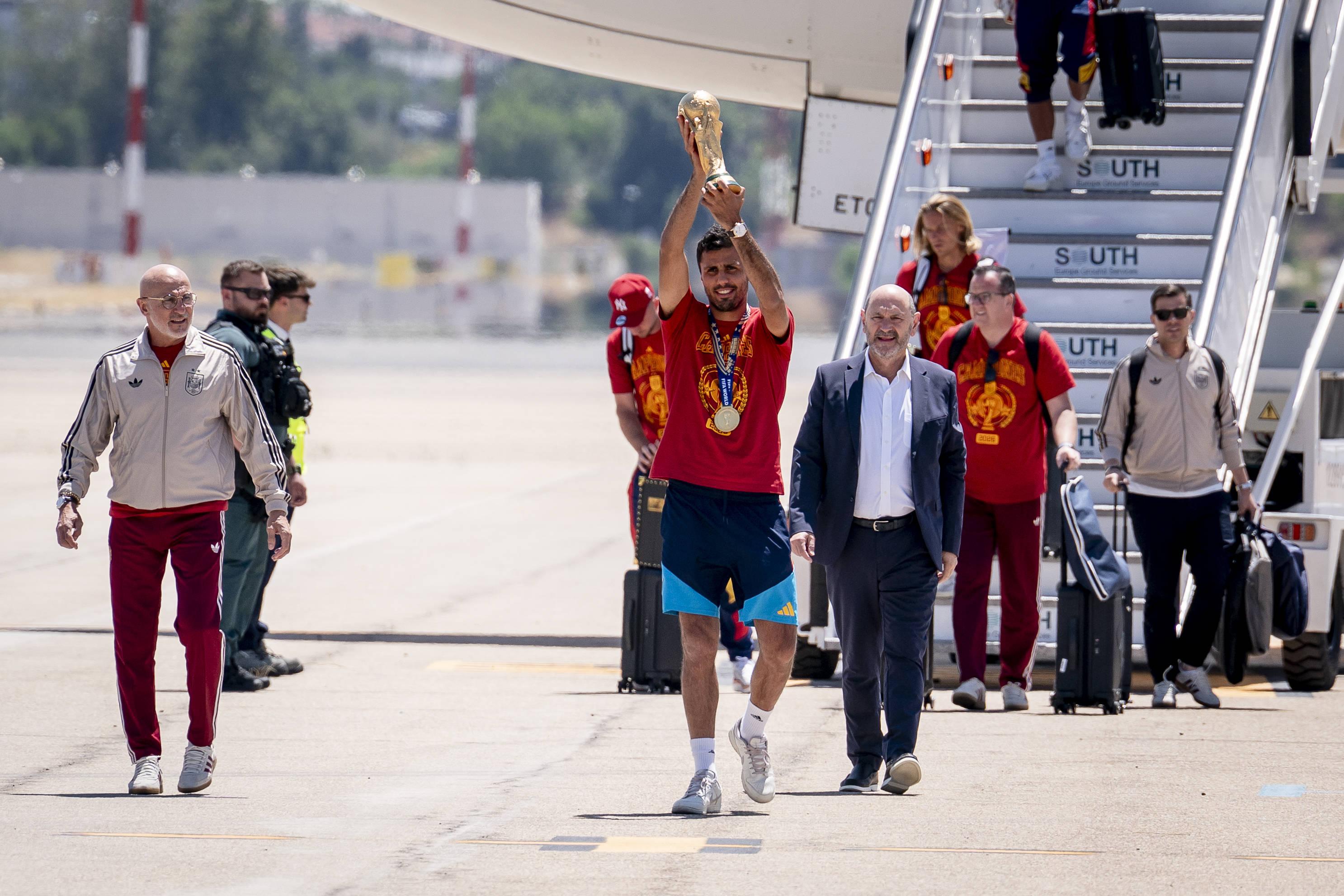 Espanha já aterrou em Madrid. Foto: IMAGO