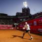 Henrique Rocha não conseguiu passar à segunda ronda do Estoril Open    Fotografia Miguel A. Lopes